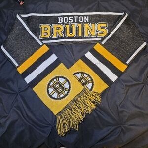 Boston Bruins Scarf NHL Hockey Original 6 Fringe